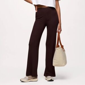 Nuuds Mahogany Coffee Brown Flare Lounge Pants M